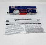 Chicago Cubs Baseball Train Bachmann Hawthorne Village Scale Engine Car. Fixed Price $44.99.