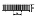 Plastruct 90459 15/64" X 52" Picket Fence. Fixed Price $34.71.