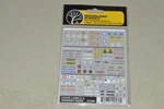 Ho Dry Transfer Decals Woodland Scenics DT560 Signs Crate Label Placard Warning. Fixed Price $9.00.