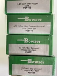 Bowser New Kits -nkp & Ssw Covered Hoppers, Erie Clamshell Nib. Fixed Price $9.99.