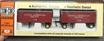 Con-cor #0004-008133 27 Smooth Trailer Royal American Shows 1:87 Nib. Fixed Price $17.99.