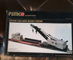 Pemco Railway System - Ho Crane Car W/boom Tender (GB4). Fixed Price $25.00.
