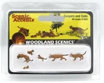 Woodland Scenics A1949 Cougar Cubs (ho Scale) Accents Wildlife Cats. Fixed Price $24.99.
