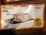 Tyco Ho Scale Building Kit Exxon Station 7757B Vintage Factory Lighted Sealed. Fixed Price $80.00.