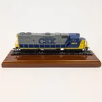 Vintage Ho Scale Life-like Csx 2678 Diesel Locomotive GP38-2 Wood Desk Display. Fixed Price $65.00.