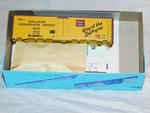 Athearn Ho Scale #5027 Burlington 40' Reefer R/n 74219 New Kit. Fixed Price $5.99.