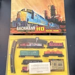 Bachmann Ho Scale Electric Analog Starter Set Emd GP-40 Santa Fe Penn Central. Fixed Price $190.00.