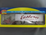 Athearn 93183, Eastern Motor Express" Mack B-61 Tractor W/40' Trailer. 1/87TH. Fixed Price $39.99.
