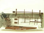Red Caboose Southern 42'FLAT Car W/ Fish Belly Sills #116869 -ho Scale -kit. Fixed Price $15.00.