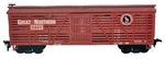 New Assembled Roundhouse Scale Great Northern Cattle Car (42734). Fixed Price $21.96.