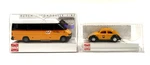Ho Scale Two (2) Busch Switzerland Postal Vehicles Mercedes Sprinter / Vw Kafer. Fixed Price $49.99.