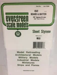 Evergreen Scale Models Board & Batten .100IN .25CM 4543. Fixed Price $9.98.