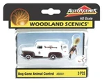Ho Scale Woodland Scenics Autoscenes AS5551 Dog Gone Animal Control Panel Van. Fixed Price $26.34.