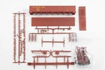 Ho Scale Red Caboose Union Pacific Gen Srvc Steel Drop Bottom Gondola #65295. Fixed Price $14.99.