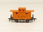 Ahm 6252 Ho W&arr Caboose #21 Ln. Fixed Price $25.49.
