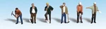 Woodland Scenics A1850 Ho Accents Road Crew People Figures 6PK. Fixed Price $11.99.