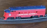 Mantua Ho National Football Conference Super Bowl Winners Train Set 938-413. Fixed Price $89.95.