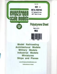 Evergreen 4522 Styrene White Metal Siding Sheet 1/4" .6CM Spacing. Fixed Price $10.99.