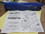 Ho Scale Athearn 5633 Std Observation Model Railroader 65TH Blue Box Nos. Fixed Price $30.00.
