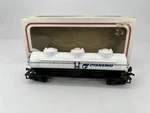 Bachmann #76036 Ho Scale Cyanamid 42' 3-DOME Tank Car White W/ Box Good. Fixed Price $7.49.