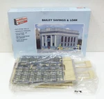 Walthers 933-3031 Ho Bailey Savings & Loan Building Kit. Fixed Price $29.99.