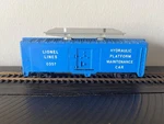 Lionel Scale 0357 Hydraulic Platform Maintenance Car Cop & Hobo. Fixed Price $10.99.