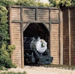 Woodland Scenics Ho Timber Single-track Tunnel Portal C1254. Fixed Price $13.98.