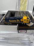Atlas Master Gold Ho 10000 Santa Fe # 2326 GP-38 Low Noise Locomotive W/ Dcc. Fixed Price $195.00.