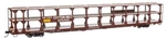 Walthers 910-8224 Ho Sp 89' Flatcar W/tri-level Open Auto Rack #84808 Rtr. Fixed Price $17.79.