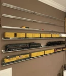 Scale Train Display Shelves 6 Pack Aluminum Model Railroad Gauge. Fixed Price $218.68.