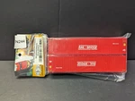 Con-cor Ho Scale 45' Corrugated Euro Container Railbridge Red. Fixed Price $15.94.
