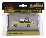 Ho Scale Woodland Scenics Autoscenes AS5525 Family Vacation Station Wagon. Fixed Price $19.54.