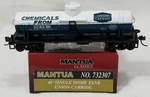 Mantua #732307 Ho Scale Ccbx 40' Single Dome Tank Union Carbide #501 Rtr. Fixed Price $17.00.