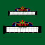 Miller Engineering Light Works Usa No 1181 Theater Marquee For Scale Nip. Fixed Price $24.95.