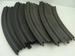 Tyco Ho Scale Car Track 12" Rad Curves Of 4. Fixed Price $10.50.