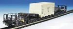 12 Axle Schnabel Car With Heavy Crated Transformer Load - Ho Scale Kit Kibri New. Fixed Price $199.95.