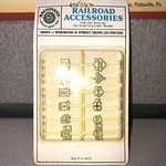 Bachmann Railroad And Street Signs Item 42204 Nos. Fixed Price $15.00.