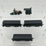 Bachmann 00640 Ho Scale John Bull Historic Steam Passenger Train Set Ex. Fixed Price $56.99.