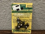 Nwsl 7117-4 Ho Scale 33 Wheelset (4) 3/32 Axle, Pointed End Style. Fixed Price $10.00.