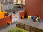 Garbage With Fence 290MM Auhagen 41649. Fixed Price $53.86.