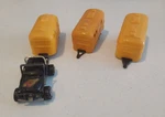 3 1960/70 Made In Hong Kong Camper Trailer, Road Champs Jrl Jeep 1982. Fixed Price $13.00.