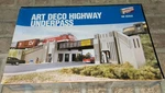 Walthers Cornerstone Art Deco Highway Underpass Kit Ho Scale #933-3190 Nib. Fixed Price $29.95.