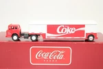 Athearn Ho Coke Coca-cola Ford Truck Tractor W/ Beverage Trailer Nos 8232. Fixed Price $34.00.
