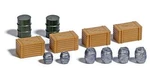 Assorted Small Freight Items (X12) Ho/oo Gauge Busch 7784. Fixed Price $29.35.
