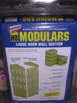 Walthers #3727 Large Door Wall Section - Building. Kit 1:87. Fixed Price $12.99.