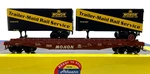 Ho Athearn 92382 50' Flat With Two 25' Trailers Monon Cil 7615 Maid Service. Fixed Price $74.99.