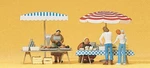 Preiser 10052 Market Scene With Accessories Ho 1:87. Fixed Price $109.92.