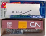 Roundhouse #1203 Ho-scale Canadian National 50-FT Box Car Cn 24275 Kit *nos* Ovp. Fixed Price $11.96.