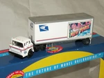 Athearn Ho Usps Ford Tractor & 28' Pup Trailer New York 93432 1/87 Scale. Fixed Price $15.00.