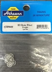 Athearn Ho ATH90600 Brake Wheel Freight Per Pack Nip. Fixed Price $9.59.